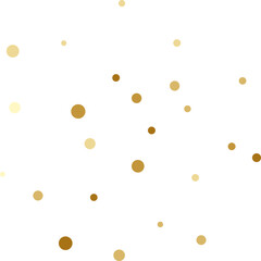 Gold Glitter Dot