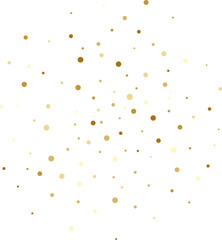 Gold Glitter Dot