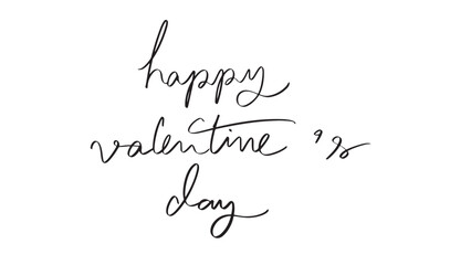happy valentine's day text font calligraphy hand written lettering script black color object icon 14 fourteen day date february month happy valentine day human relationship wedding anniversary event