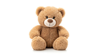 Obraz premium Soft teddy bear sitting upright