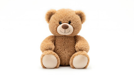 Obraz premium Soft teddy bear sitting upright
