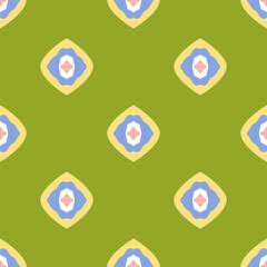 Seamless geometric pattern retro vintage style.