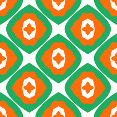 Seamless geometric pattern retro vintage style.
