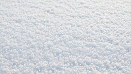 Obraz premium Soft white snow texture with intricate crystal patterns