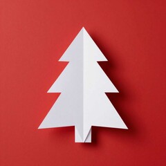 christmas tree with red ribbon