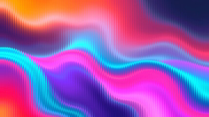 Vibrant abstract background with flowing colorful waves and a subtle vertical striped texture.