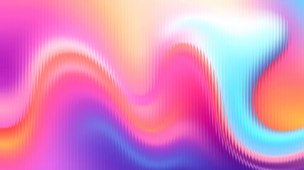 Vibrant abstract background with flowing colorful waves and a subtle vertical ripple texture, creating a modern gradient effect.