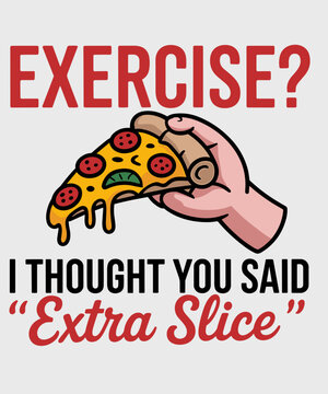 Naklejki Pizza Design Fast Food Funny Pizza Party