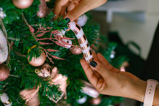 Enfeites de Natal - Bengala doce (Candy Cane)