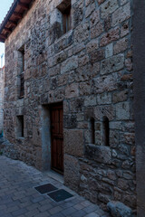 Fototapeta premium Traditional stone house in rustic village alley