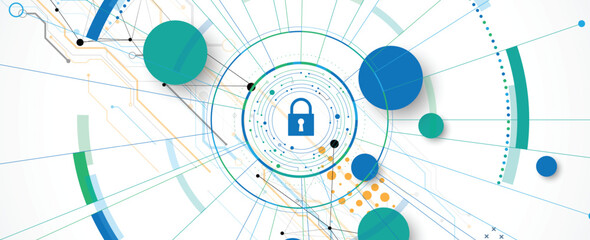 Future cyber technology web services for business and internet project. © kras99