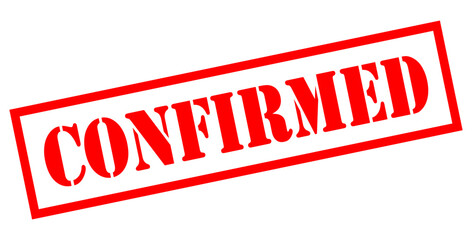 Vector red confirmation seal