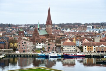 Naklejka premium Old Town in Europe