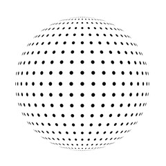 abstract sphere design