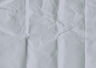 Obraz premium Grey old wrinkled paper texture. Crumpled soft paper background.