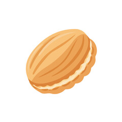 flat_2D_icon_almond_biscuit_isolated_on_a_white
Vector, eps, flat design, animation design, simple flat 2D icon, minimalist design, clipart, illustration.