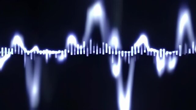 Visualizing Sound - An Abstract Representation of Audio Waves.