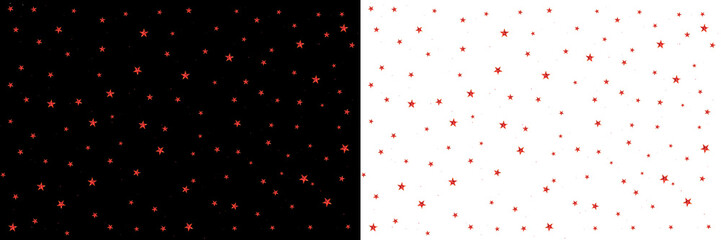 red stars background 