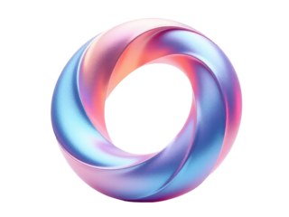 A metallic ring-like object with a circular shape, suitable for use in various contexts such as science, technology, or design