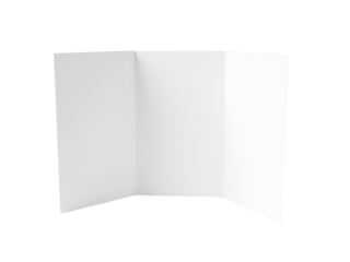A simple white card on a plain white background, ideal for use as a placeholder or design element