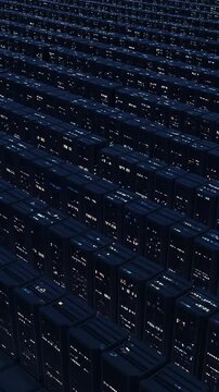 Server farm abstract data center view