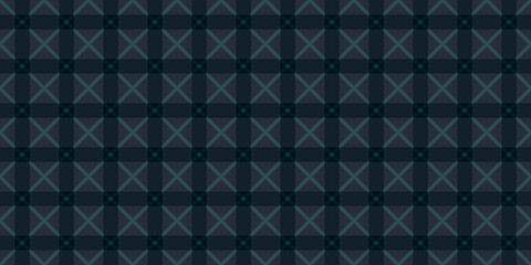Elegant Geometric Pattern in Dark Teal and Black