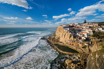 Scenic seaside village of Azenhas do Mar in Portugal