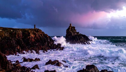 coastal disaster during a typhoon