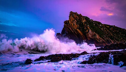 massive dark waves in a violent sea