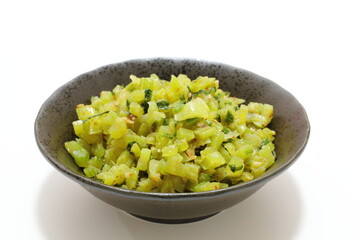 カブの葉のごま油炒め