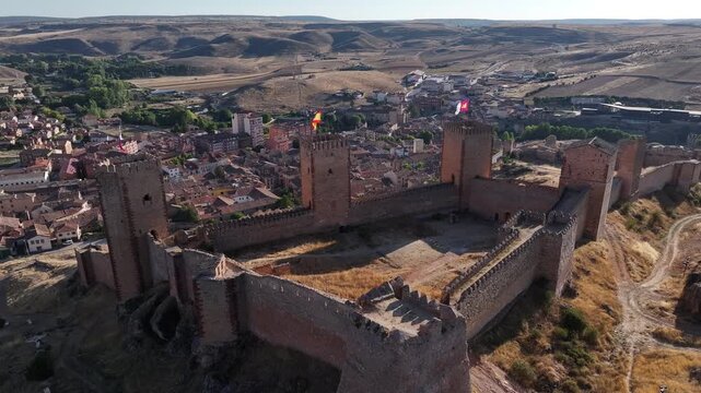 Tower of Aragon at Molina de Aragon, Spain