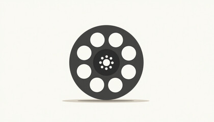Vintage Film Reel Icon for Estelle Reel Day