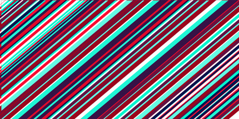 Christmas candle, lollipop pattern. Striped diagonal background with slanted lines. Stripy backdrop for print on wrapping. Vector illustration