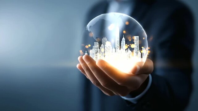 Efficiency effectiveness concept blend soft background hard smart work fusion productivity performance visualization career success concept job life achievement display with