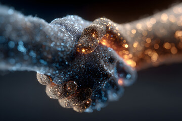 A merger and acquisition announcement signaling industry consolidation. Concept of expansion and market positioning. Generative Ai.