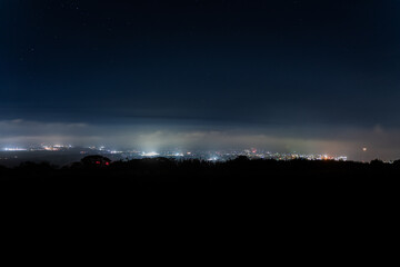 Starry Sky and Nightscape in Mist②