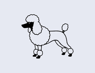 Cute Dog Character Vector Illustration