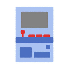 手書き風のアイコン　ゲーム筐体