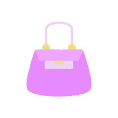 手書き風のシンプルアイコンイラスト　バッグ