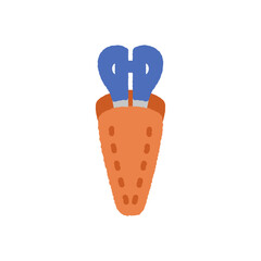 手書き風のシンプルアイコンイラスト　ハサミカバー