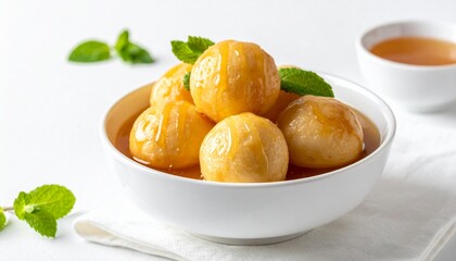 Rosogolla Sweet Balls. Traditional Indian Food