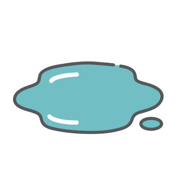 ブリストルスケール Type 7（水様便・固形物のない液体状）のイラスト