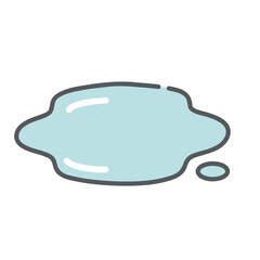 大腸カメラ前処置の透明な便のイラスト（検査OK・カスなし水様便）