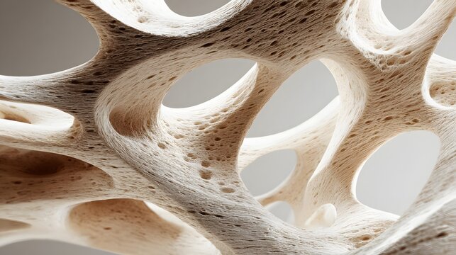 Abstract Cellular Structure - A Close-Up of Interconnected Openings and Organic Texture. - Powered by Adobe