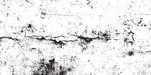 Obraz premium Grunge Texture Background – White Surface with Black Distressed Cracks noise dust dot distress grainy grungy effect, vector design on overlay texture background. grunge background. abstract halftone 