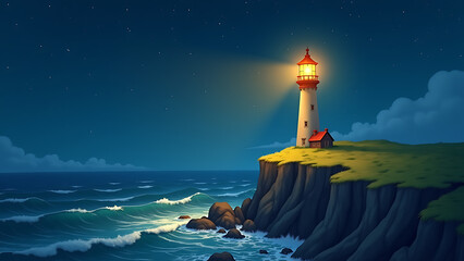 Lighthouse illustration