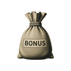 Bonus Money Sack Illustration