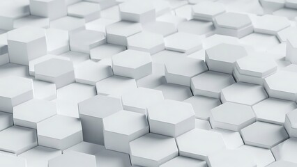 Obraz premium Abstract hexagonal pattern