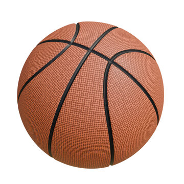 basketball isolated on white