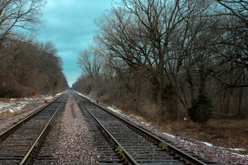 Fototapeta premium Train tracks